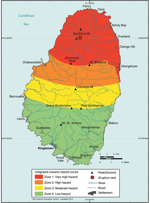 Volcano Hazard Map