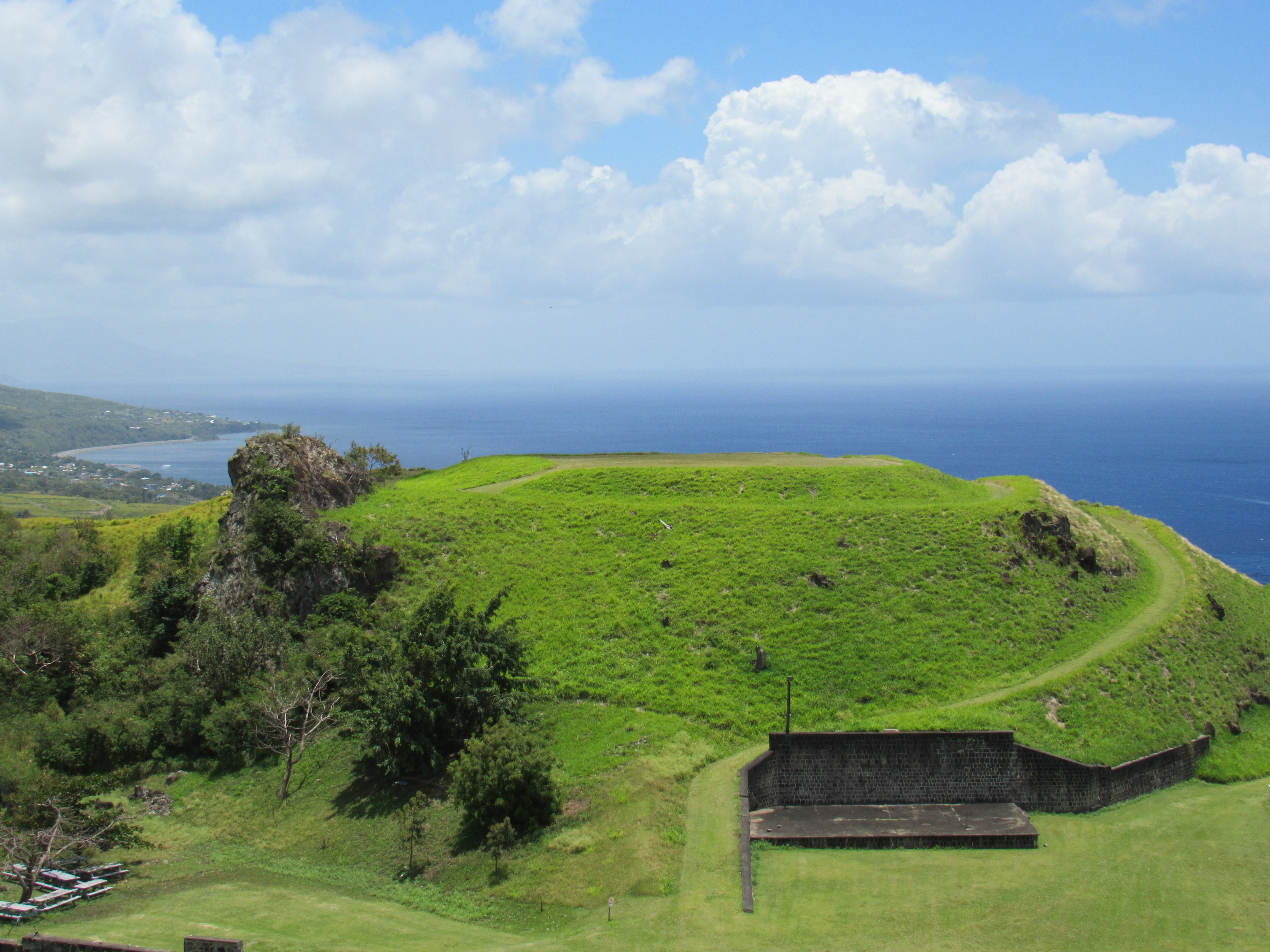 Brimstone Hill Fortress National Park view